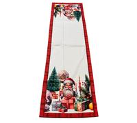 Runner Striscia Fantasia Natalizia Vingi In Cotone Decorazione Tavola 45x140 Cm
