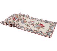 Runner Striscia In Gobelin Jacquard Fiori Dis. Erica 40x100Cm - 45x140Cm