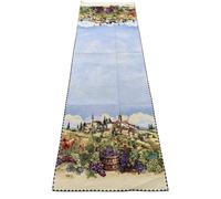 Runner Striscia Vingi In Tessuto Gobelin Decorazione Elegante Tavola 45x140 Cm