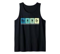 Runner Tavola Periodica Chimica Scienza Running Design Canotta