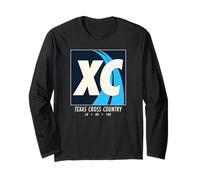Runner XC Runner in Stile Vintage Texas Cross Country Art Maglia a Manica