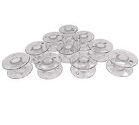 Runnertools, 10 bobine in plastica per macchina da cucire Husqvarna Emerald e ZickZack e Huskystar