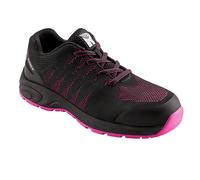 RUNNEX Scarpa di sicurezza S1P da donnaitshalbscarpa GirlStar nero/rosa EUR 42