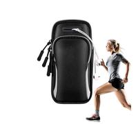 Running Armband Bag - Mobile Arm Pouch, Fitness Phone Sleeve | Water Resistant Nylon Construction Compact 18x9.5cm Size, Touch Friendly Screen Access, Stable Comfort Support Cycling Walking A