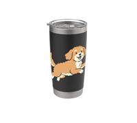 Running Cavapoo Dog Breed Mom Pet Lovers Owner Bicchiere termico in acciaio inox doppia parete