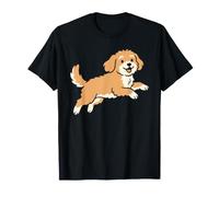 Running Cavapoo Dog Breed Mom Pet Lovers Owner Maglietta