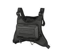 Running Chest Bag, Hard Shell Pack, 9.45in Outdoor Sports Utility, Phone Holder Vest, Men's Fitness Gear for Comfort Design, Lightweight Accessory, Jogging, Workout Storage, Nero , Se référer au