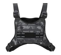 Running Chest Bag - Impermeabile in poliestere Adjustable Vest Pack | Phone Holder Carrier Pouch for Women | Sports Chest Pack for Biking Hiking Backpacking Hunting Cycling Workout Jogging Travel