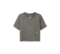 Running circle smooth operator grey crop top
