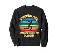 Running Dad Just Like A Regular Dad Only Cooler Felpa