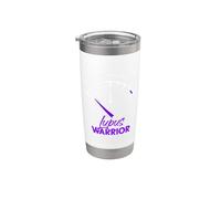 Running Empty Lupus Warrior Lupus Awareness Month Bicchiere termico in acciaio inox doppia parete
