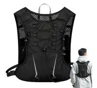 Running Hydration Pack, Adjustable Reflective Jogging with Pockets, Lightweight Outdoor Hydration Vest for Camping, Cycling, Hiking, Trail Running, 37 x 20 cm