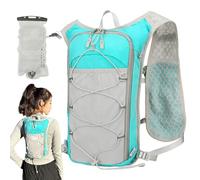 Running Hydration Pack, Lightweight Reflective Vest with Adjustable Fit and 1,5l Water Blader, Breathable Sports Bag Women, Ideal for Outdoor Hiking, Trekking, Camping, Black