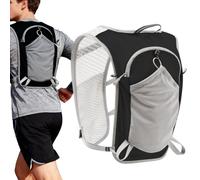 Running Hydration Vest - 34x43cm Lightweight Waterproof Bag | Nylon And Breathable Stretch Fabric Hydration Running Vest For Cycling Hiking Camping Climbing Runners Women Men Outdoor Sports Fitness