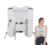 Running Hydration Vest, Adjustable Water Pack Gear, Non-Slip Bladder Chest Bag with Phone Holder, Ideal for Women, Hiking, Cycling, Marathons, Race Events, Outdoor Camping Use
