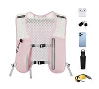 Running Hydration Vest, Adjustable Water Pack Gear, Non-Slip Bladder Chest Bag with Phone Holder, Ideal for Women, Hiking, Cycling, Marathons, Race Events, Outdoor Camping Use