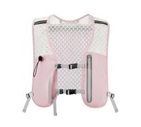 Running Hydration Vest, Adjustable Water Pack, Lightweight Chest Gear Runners, non Slip Bladder Backpack with Storage Pockets for Women Men Cycling Hiking Camping Outdoor Adventures, rosa,