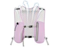 Running Hydration Vest, Adjustable Water Pack, Lightweight Chest Gear Runners, non Slip Bladder Backpack with Storage Pockets for Women Men Cycling Hiking Camping Outdoor Adventures, Lavanda, Fare