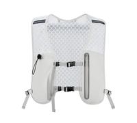 Running Hydration Vest, Adjustable Water Pack, Lightweight Chest Gear Runners, non Slip Bladder Backpack with Storage Pockets for Women Men Cycling Hiking Camping Outdoor Adventures, grigio, Fare