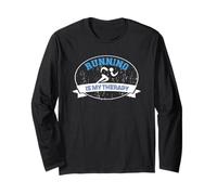 Running is My Therapy Runner Maglia a Manica