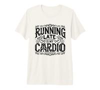 Running Late è Il Mio Sport Cardio Funny Marathon Runner Maglietta Premium