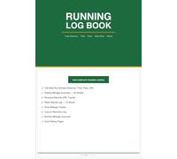 Running Log Book: Training Journal for Runners | Track Distance, Time, Pace, Heart Rate & Personal Records