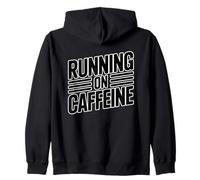 Running On Caffeine Felpa con Cappuccio