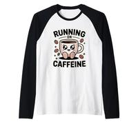 Running On Caffeine Maglia con Maniche Raglan
