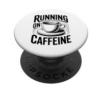 Running On Caffeine PopSockets PopGrip Adesivo