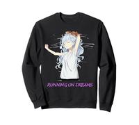Running On Dreams Camicia - Carino Soft Sleepy Girl Kawaii Anime Felpa