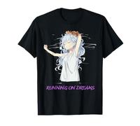 Running On Dreams Camicia - Carino Soft Sleepy Girl Kawaii Anime Maglietta