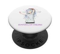 Running On Dreams Camicia - Carino Soft Sleepy Girl Kawaii Anime PopSockets PopGrip Adesivo