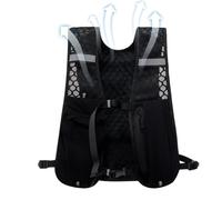 Running Phone Holder Vest - Breathable Movement Bag | Hydration Cycling Reflective Chest Pack, For Water Bottle, Key, Cell Phone, Card Storage, nero, la descrizione, Vedere la descrizione