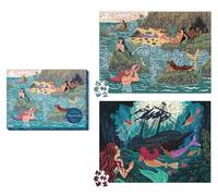 Running Press Mermaids 2-in-1 Double-Sided 500-Piece Puzzl (Mixed Media Product)
