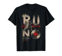 Running Rave Music Runner Beat Heart EDM Maglietta