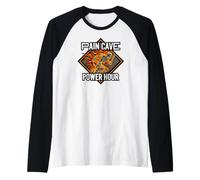 Running Skeleton Pain Cave Power Hour Endurance Athlete Maglia con Maniche Raglan