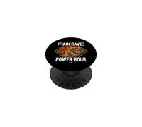 Running Skeleton Pain Cave Power Hour Endurance Athlete PopSockets PopGrip Adesivo