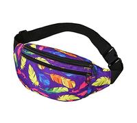 Running Sport Marsupio Uomini e Donne Sacchetto Del Telefono Mobile All'aperto Casual Messenger Bag Stampa Chiudi Montaggio Portafoglio Running Marsupio 2909, Viola, Taglia unica