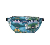 Running Unicorns - Marsupio versatile da corsa, leggero, traspirante e regolabile, per viaggi, ciclismo e uso quotidiano