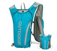 Running Vest, 5L Hydration Backpack, Adjustable Chest Straps, Lightweight Cycling Pouch, 14,17 x 8,27 x 3,15 pollici Breathable Gear, Outdoor Hiking Racing Competition Pack