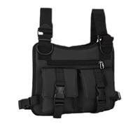 Running Vest For Men - Compact Running Chest Bag, Lightweight Fabric Build, Ergonomic Adjustable Fit, Easy Access Zipper Pockets, Strong Travel Gear Material | Cycling Hiking Fishing Mountain Outdoor