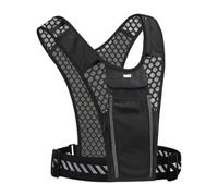 Running Vest Phone Holder - Reflective Lightweight Body Vests with Pockets | Portable Running Vest Chest Pack for Outdoor Cycling Night Runnings Hiking Mountain Climbing Jogging Walking