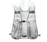 Running Vest, Reflective Hydration Phone Holder Chest Pack, Lightweight Runner Fanny Bag with 500 ml Water Bottle Storage Pocket, 14.17x11.81x1.18 inches, for Men and Women