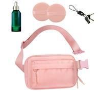 Running Waist Packs, Waterproof Waist Backpack, Fanny Pack Men Women, Adjustable Secure Fit, Lightweight Sweat-Resistant Design, Perfect for Workout, Running, Outdoor Activities, rosa, Se référer au