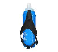 Running Water Bottle, 500ml Foldable Spill Proof Hydration Flask with Adjustable Strap, Soft Water Bottle for Outdoor Travel Gym Cycling Hiking Camping Climbing Sports Training Portable and Drinking