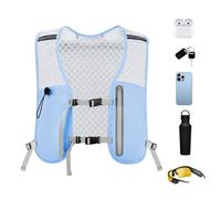 Running Water Vest, Adjustable Hydration Pack, 40 x 12,75 in Lightweight Chest Pack Gear, non Slip Bladder Designed for Men and Women, Camping, Cycling, Hiking, Outdoor Activities