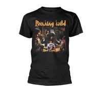 Running Wild Black Hand Inn T Shirt - New Black L