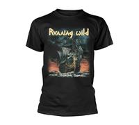 RUNNING WILD - UNDER JOLLY ROGER (ALBUM) BLACK T-Shirt, Front & Back Print XX-La