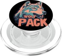 Running with the Pack - Grafica Wolf Pack per avventurieri PopSockets PopGrip per MagSafe