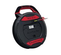 RUNPOTEC - Cavo GF3 SLIM | 50 m con asta in fibra di vetro Ø 3 mm | Super sottile e resistente agli urti | Include set di accessori da 14 pezzi e contatore digitale